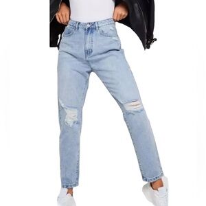 Missguided Riot High Rise Mom Jeans